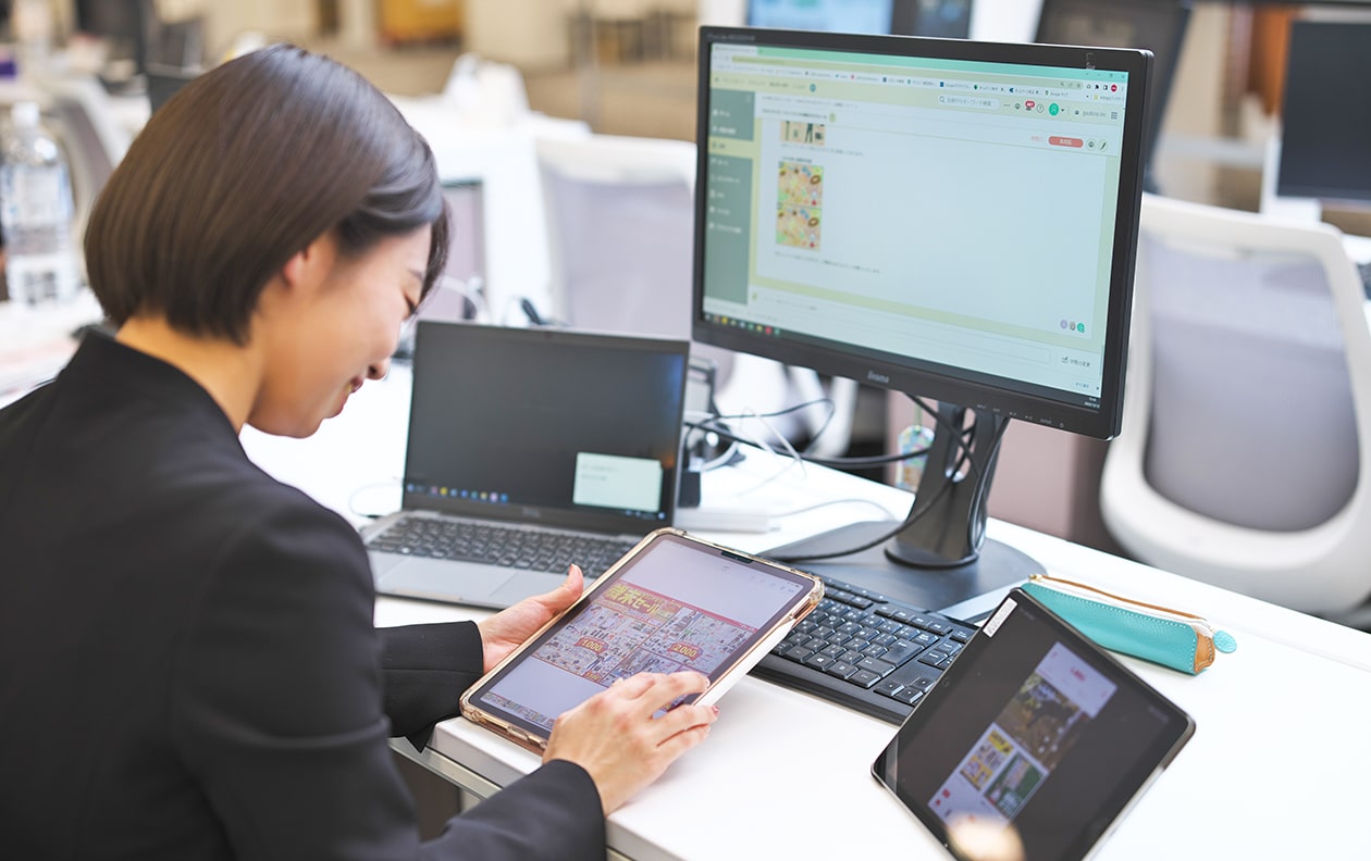 インタビュー風景