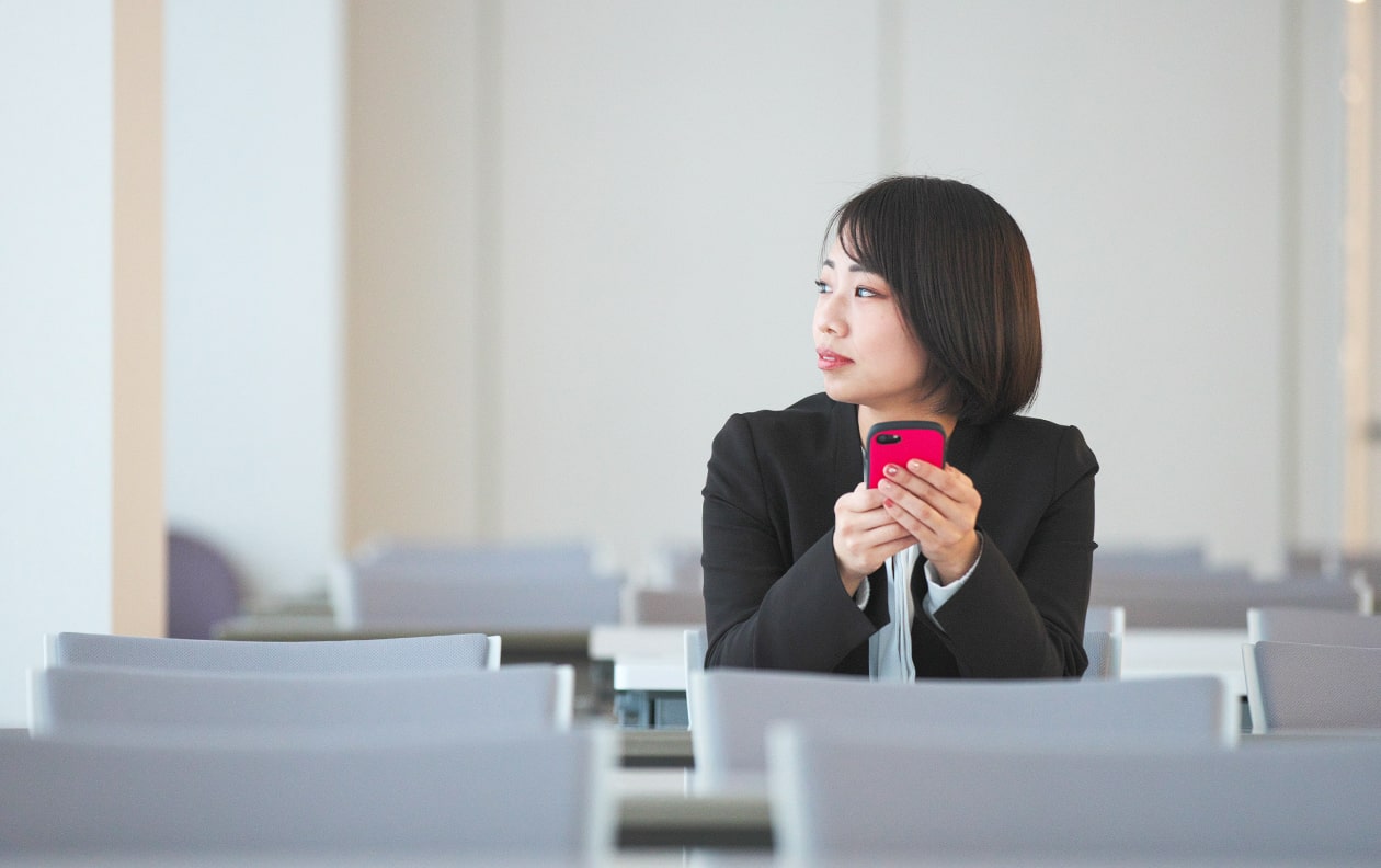 インタビュー風景