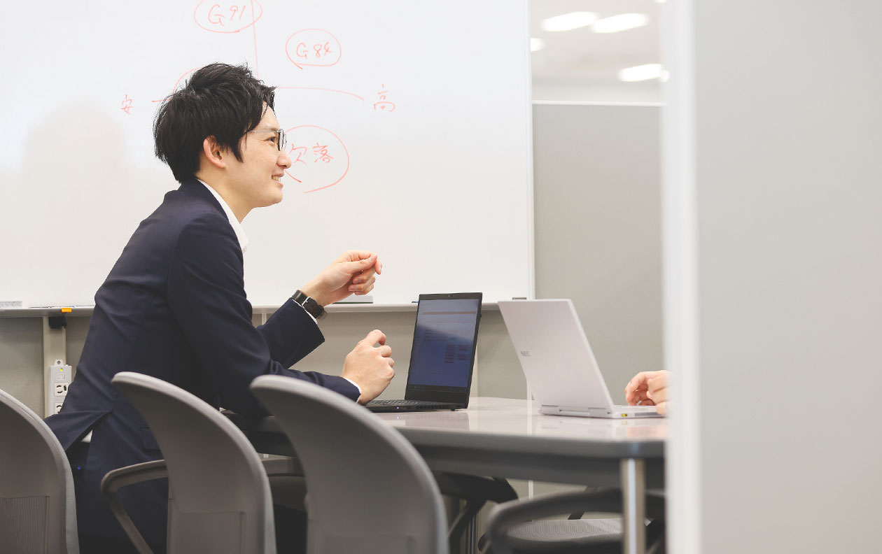 インタビュー風景