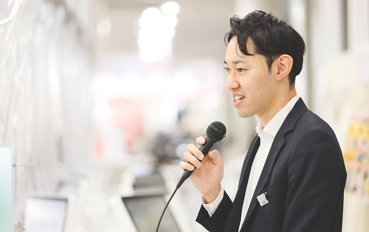 インタビュー風景