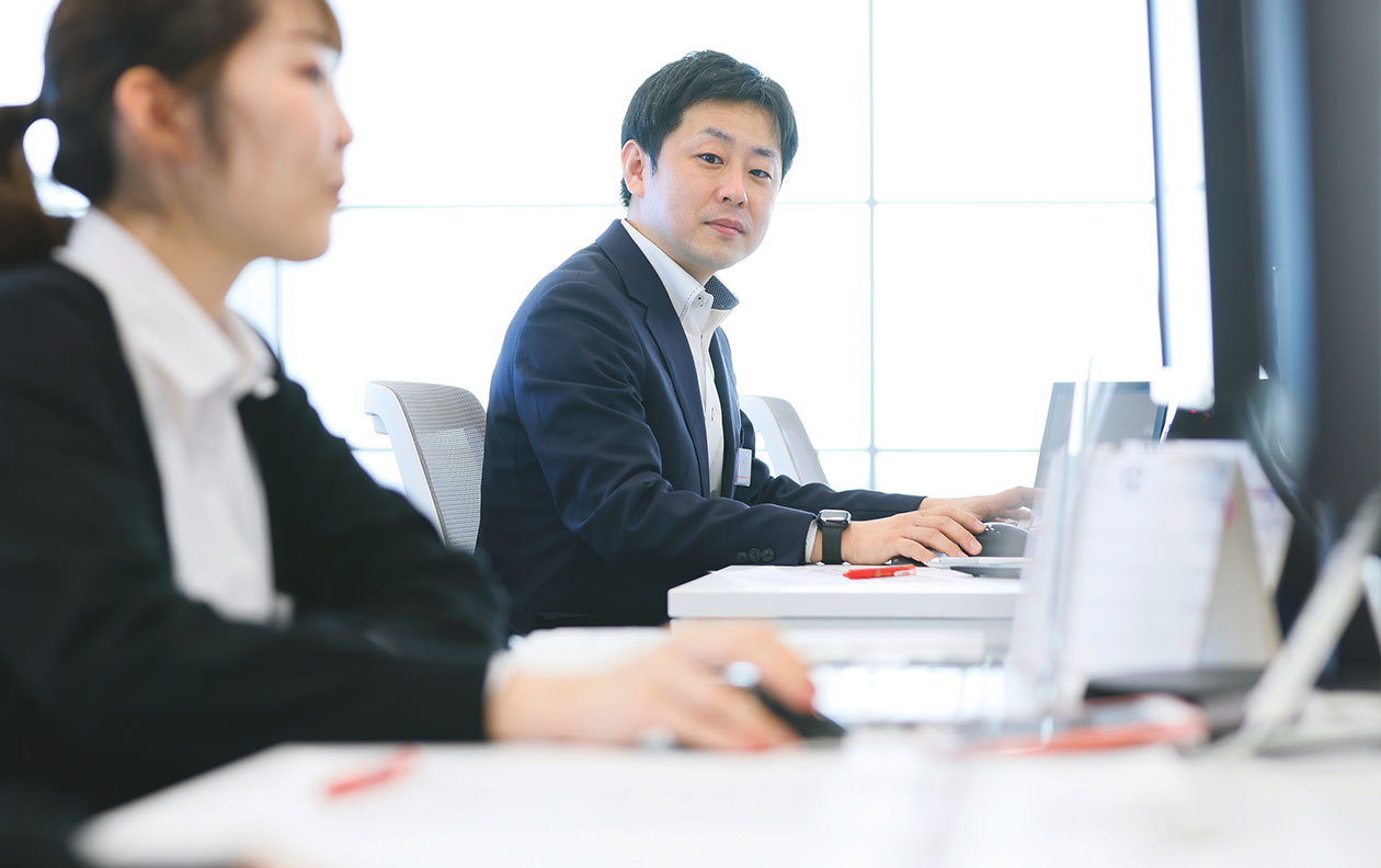 インタビュー風景