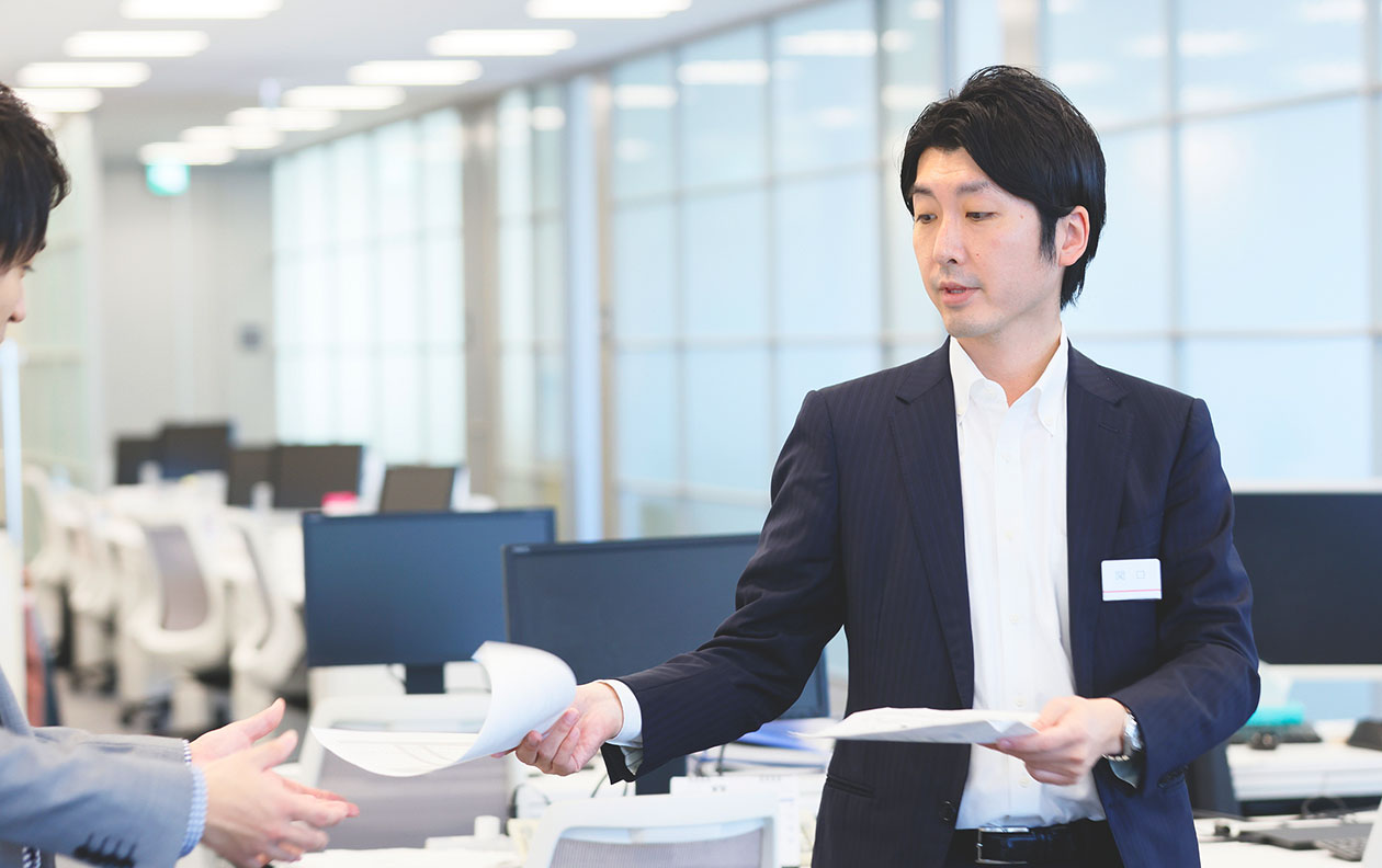 インタビュー風景