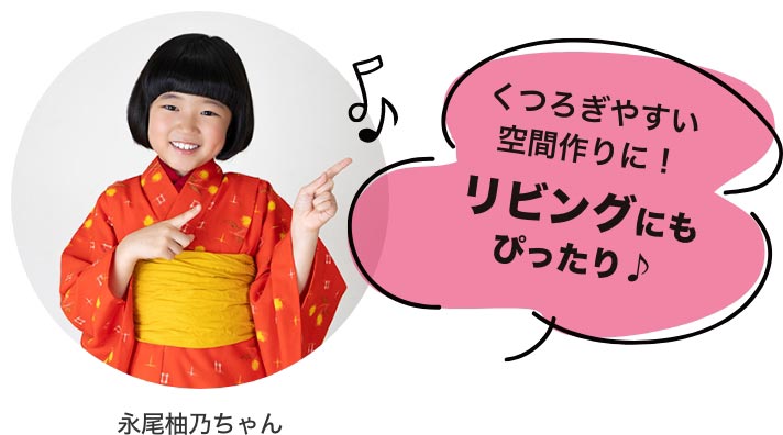 くつろぎやすい空間作りに！リビングにもぴったり♪