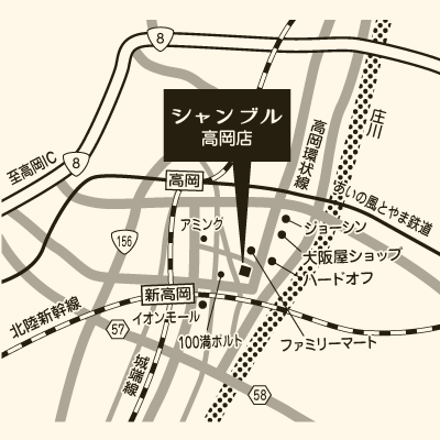 シャンブル 高岡店